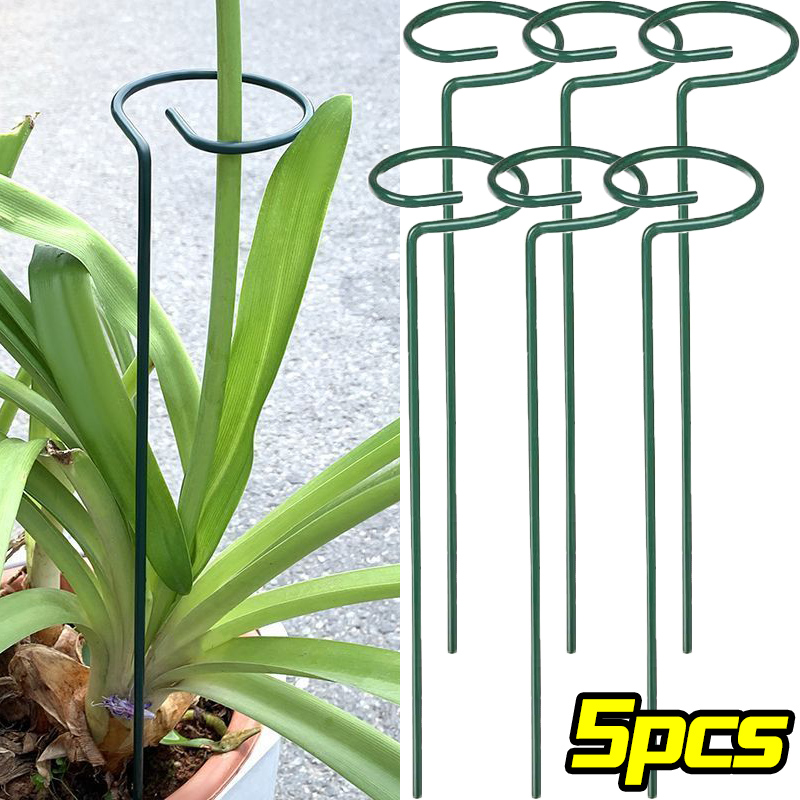 Plant Support Stake - 1/10pcs Supporto da giardino Palo Anello