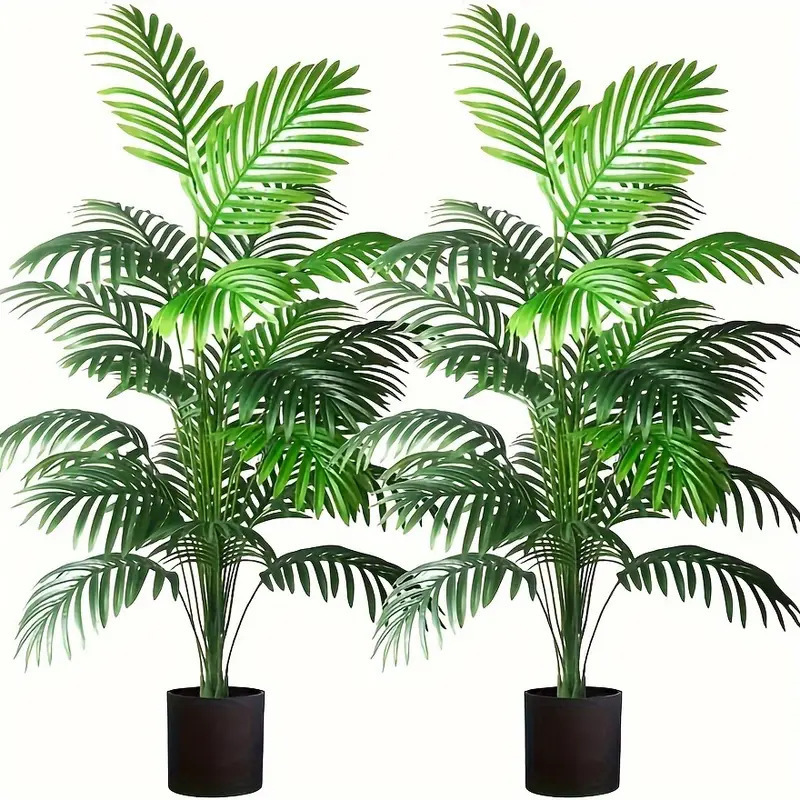 Snake Plant - 24 foglie Areca Palm Piante artificiali