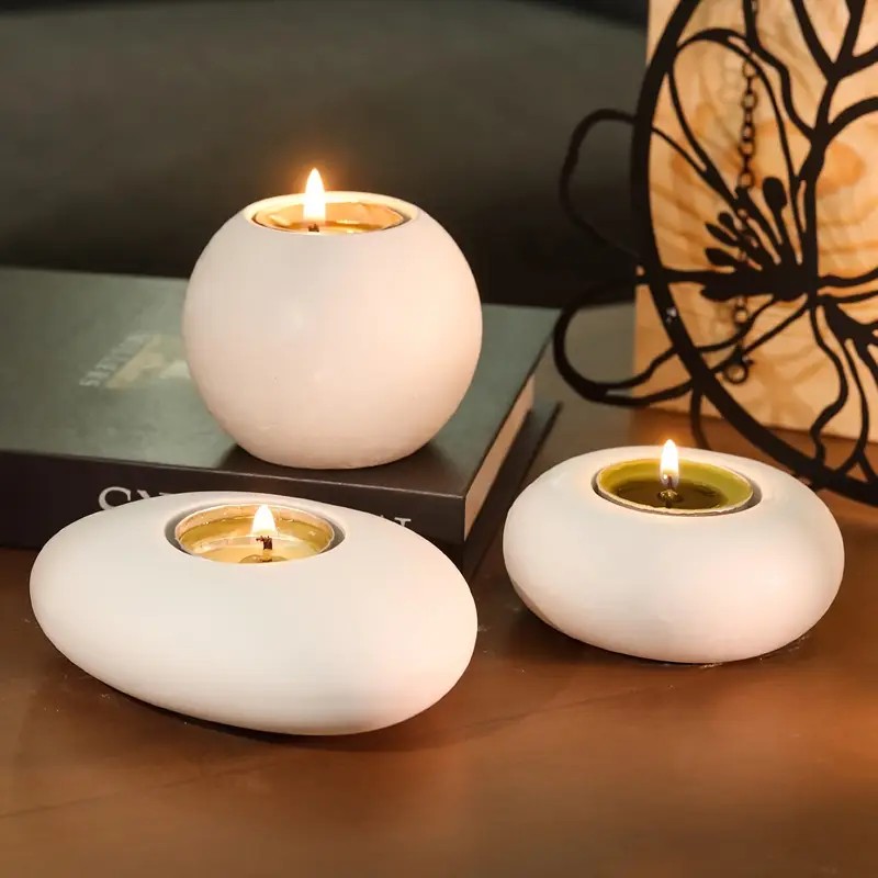 Terracotta Pot - Stampo in silicone per portacandele tealight,