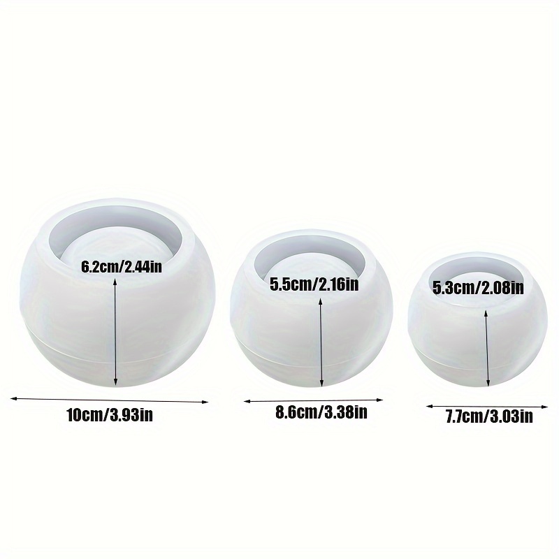 Succulent Set - Set di 3 Stampi in Silicone