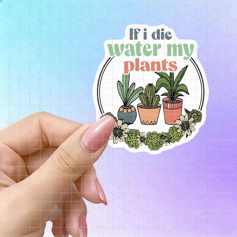 The Plant Parent - Adesivo in vinile opaco con motivo