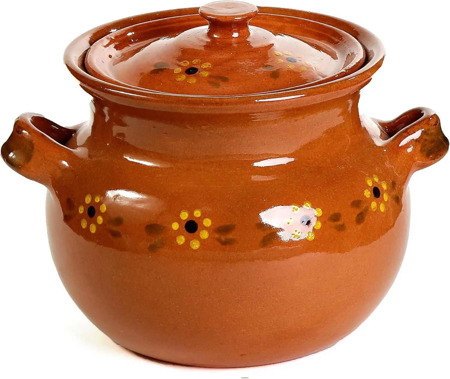 Terracotta Pot - Tradizionale Pentola Messicana in Terracotta per