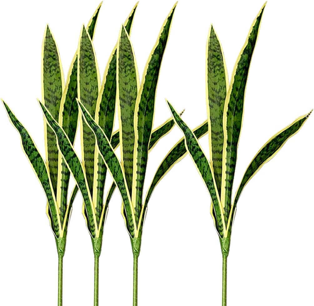 4 pezzi di piante finte Sansev - Snake Plant recensione e prezzo