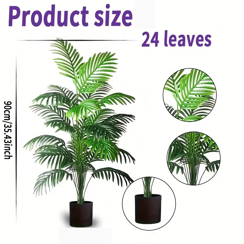 24 foglie Areca Palm Piante ar - Snake Plant recensione e prezzo
