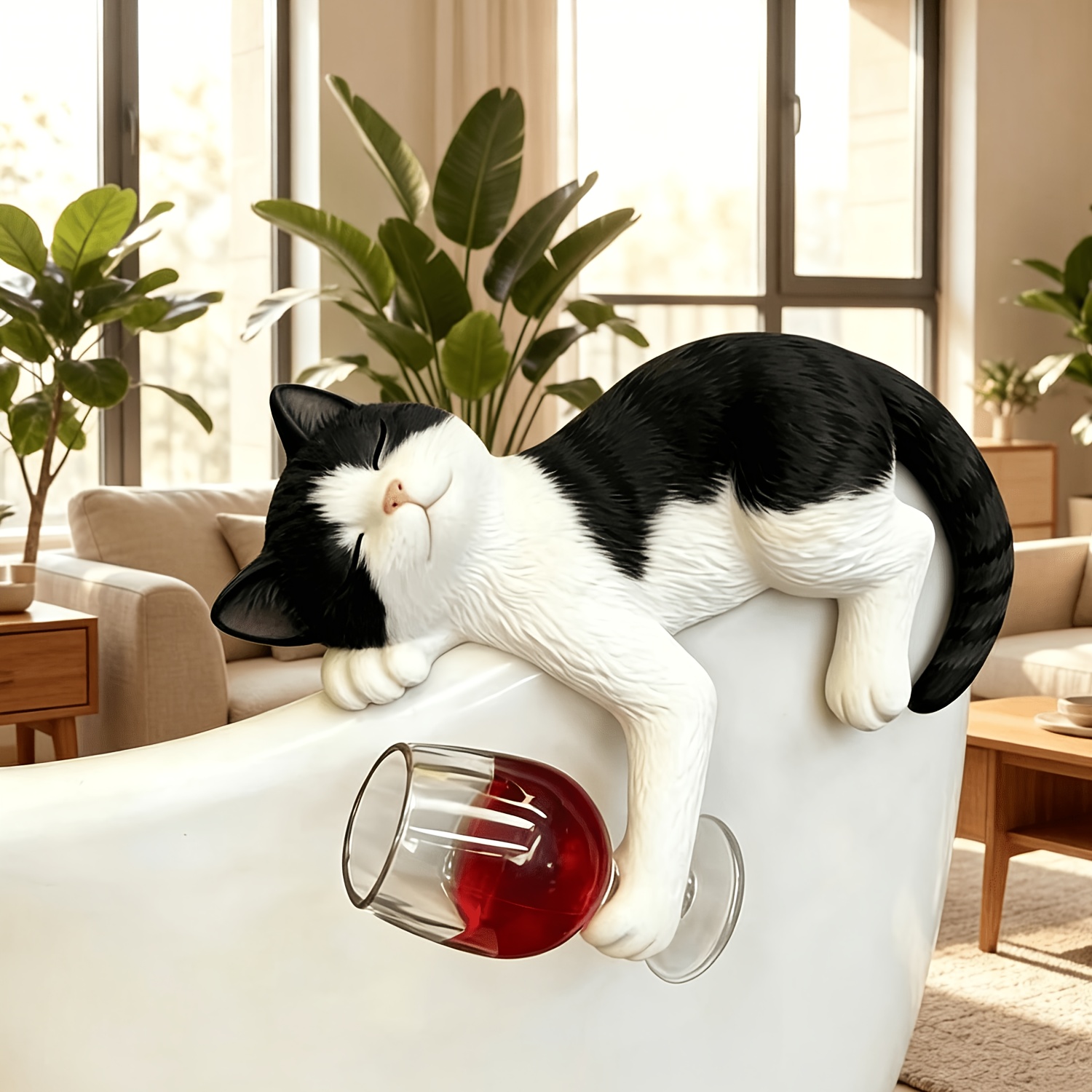 Divertente Statua di Gatto in  - Terracotta Pot recensione e prezzo
