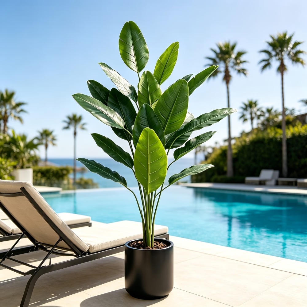 1 Pezzo Albero di Banano Artif - Fiddle Leaf Fig recensione e prezzo