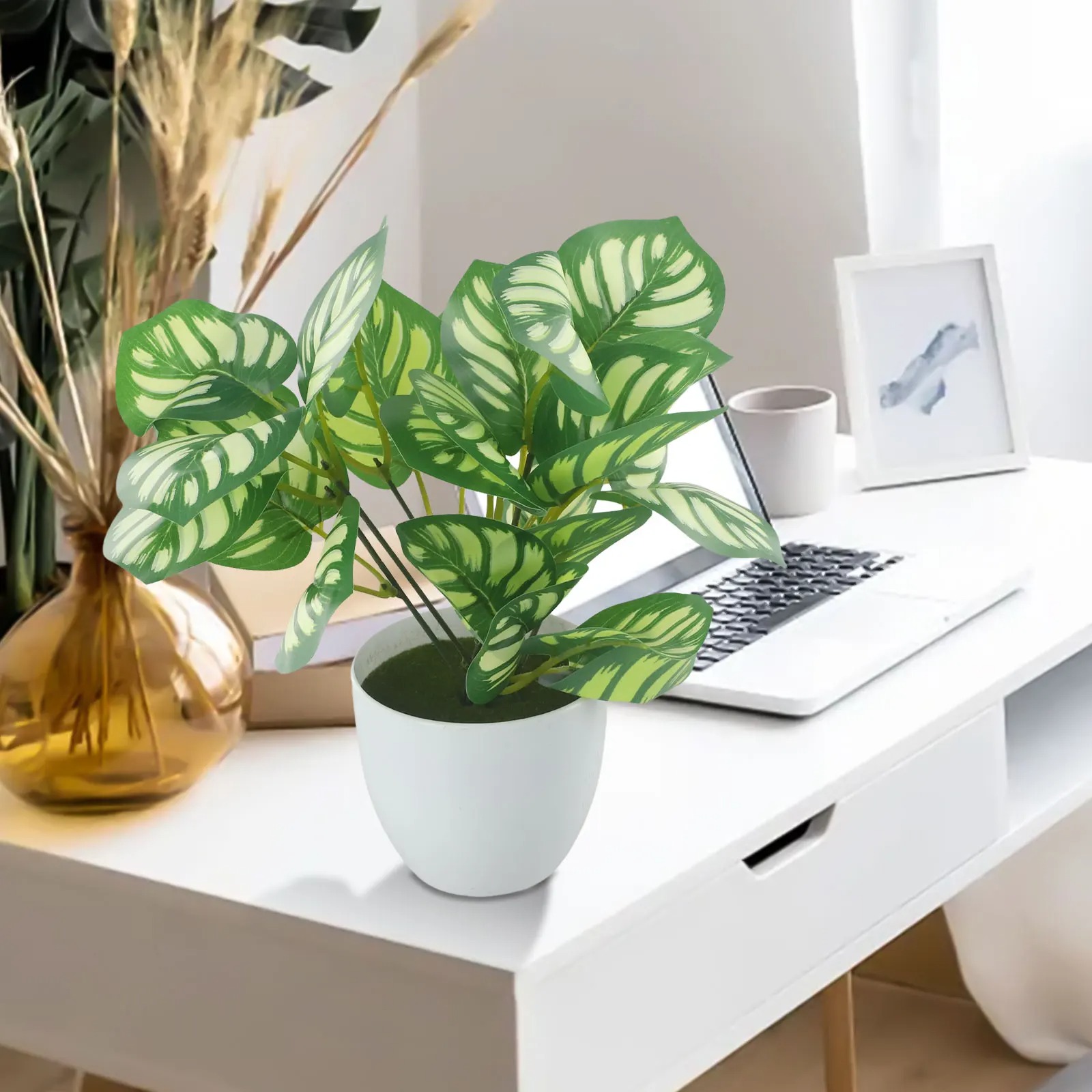 1PC Foglio Artificiale Vaso di - Snake Plant recensione e prezzo